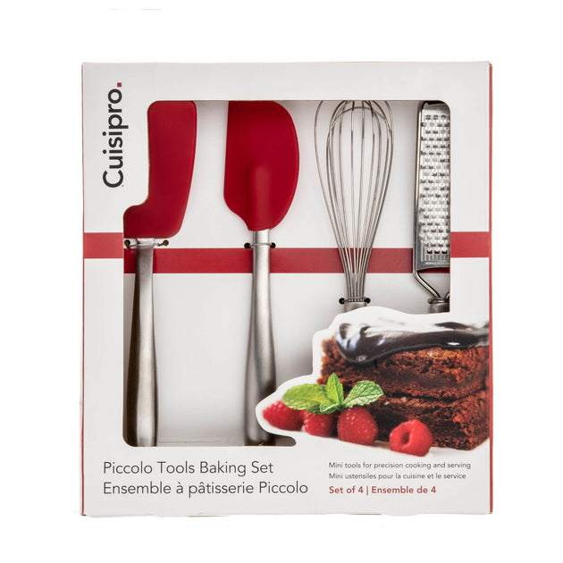 Ronco 4-Piece Collapsible Silicone Bakeware Set Red