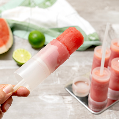 Refreshing Watermelon Lime Popsicles - All Natural