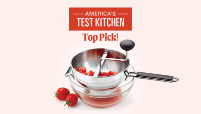 Why America’s Test Kitchen Chose the Cuisipro Deluxe Food Mill as Their Top Pick!