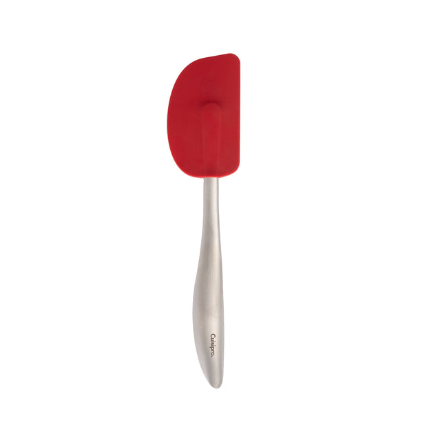 Cuisipro Red Silicone Spatula with a stainless steel handle