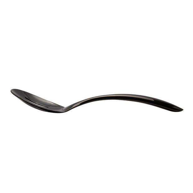 Cuisipro  Black Tempo Noir Mirror Finished Slotted Spoon - Cuisipro USA