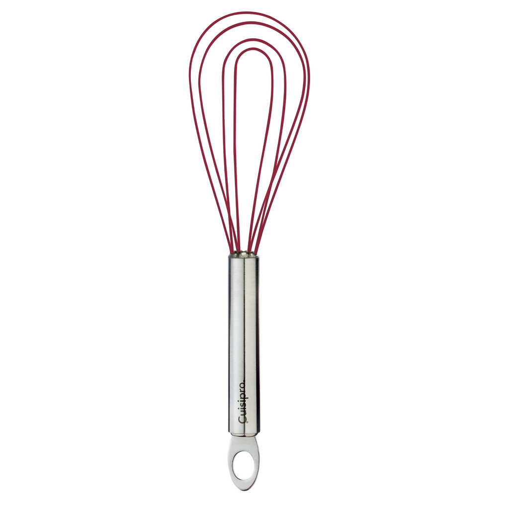 Flat Whisk Silicone Handle Non Slip 10 5 Wires Whisk For Kitchen