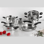 Cuisipro  Silver Opus Cookware Set  _Set of 10 - Cuisipro USA
