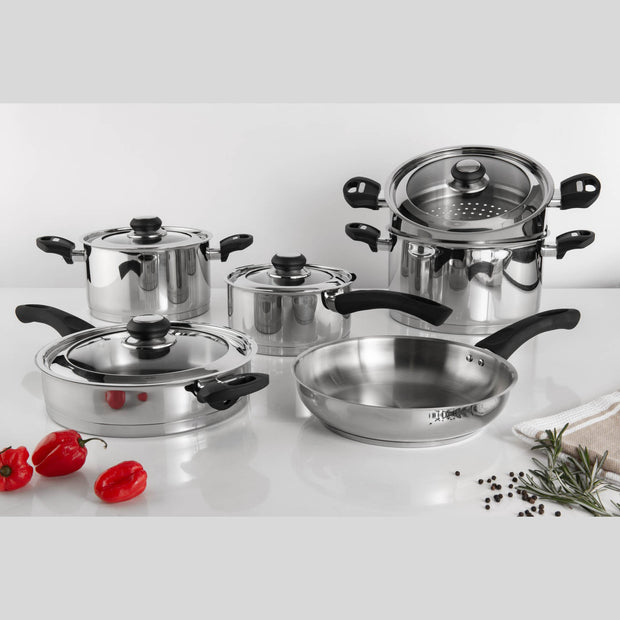 Cuisipro  Silver Opus Cookware Set  _Set of 10 - Cuisipro USA