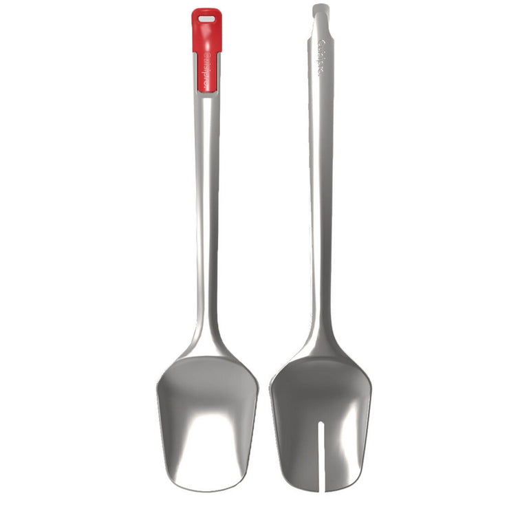 Cuisipro  Silver  Stainless Steel Salad Tongs - Cuisipro USA