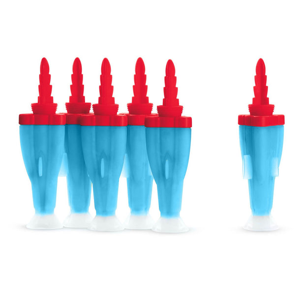 Cuisipro Red SNAP-FIT Rocket Pop Mold  _Set of 6 - Cuisipro USA